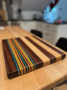 Skateboard Veneer Serving Board | Cutting Board